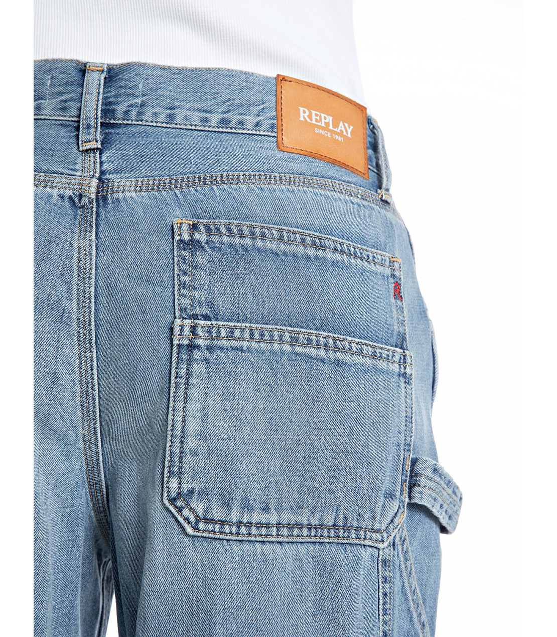 ワークHALLIE コットンテンセルデニム 詳細画像 ブルー 8